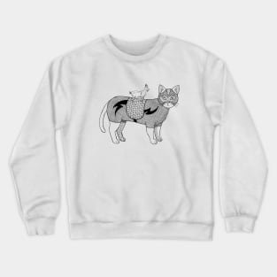 Lucha cat Crewneck Sweatshirt